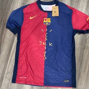 Nike brand new Barcelona x cactus jack  Red and Navy Jersey lamine yamal